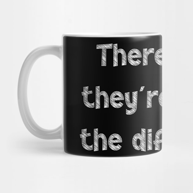 There, their, they're - know the difference, National Grammar Day, Teacher Gift, Child Gift, Grammar Police, Grammar Nazi, Grammar Quotes, by DivShot 